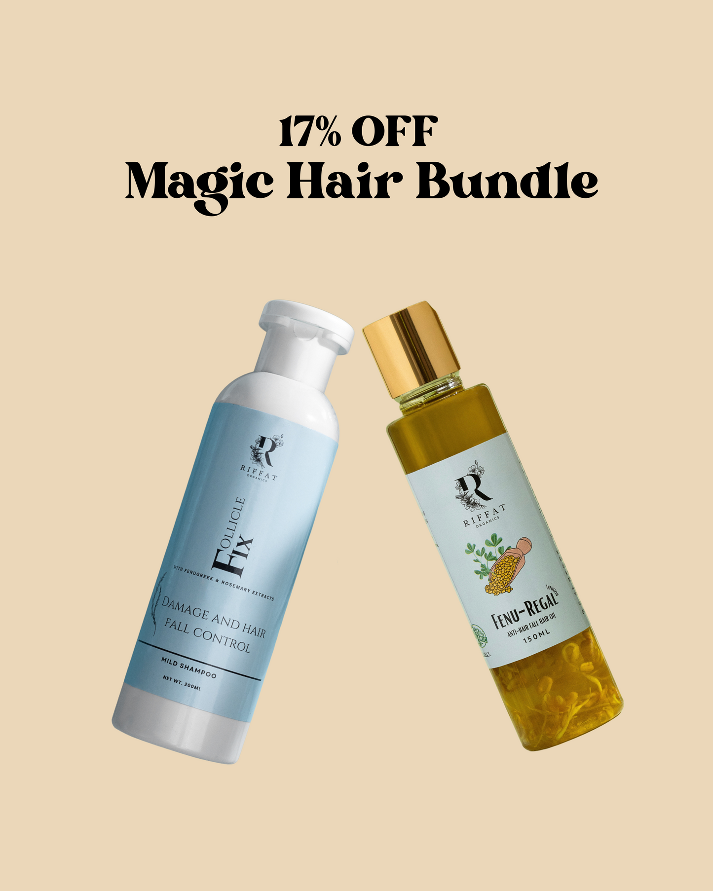 Magic Hair Bundle - Shampoo + Hair Oil