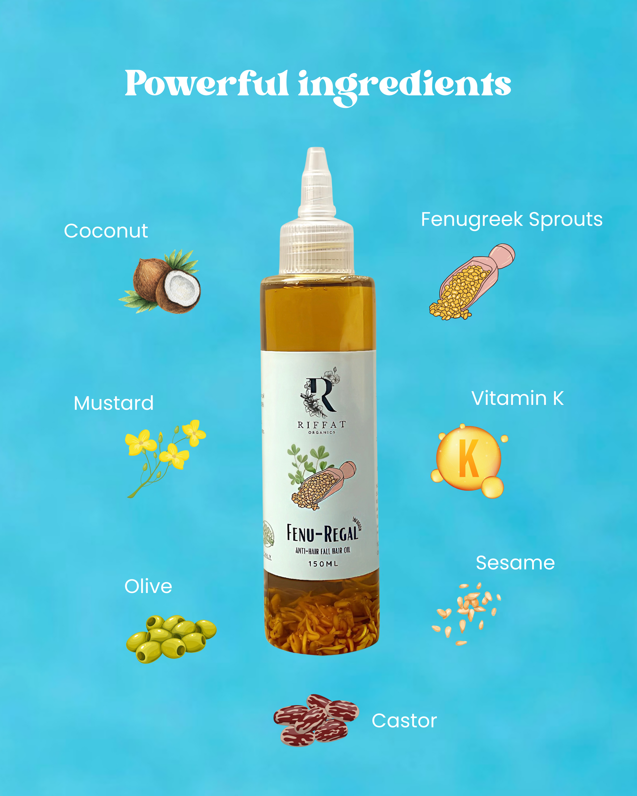Fenu Regal Infusion Hair Oil - 150ml