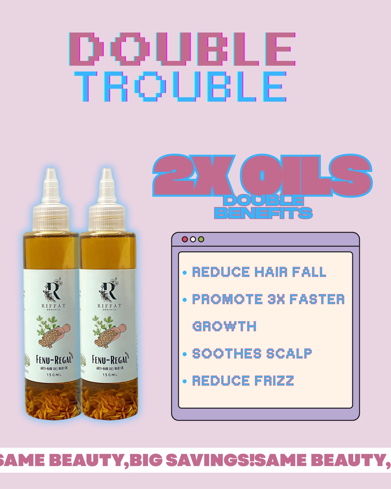 Double Trouble Deal - 2 Hair Oils