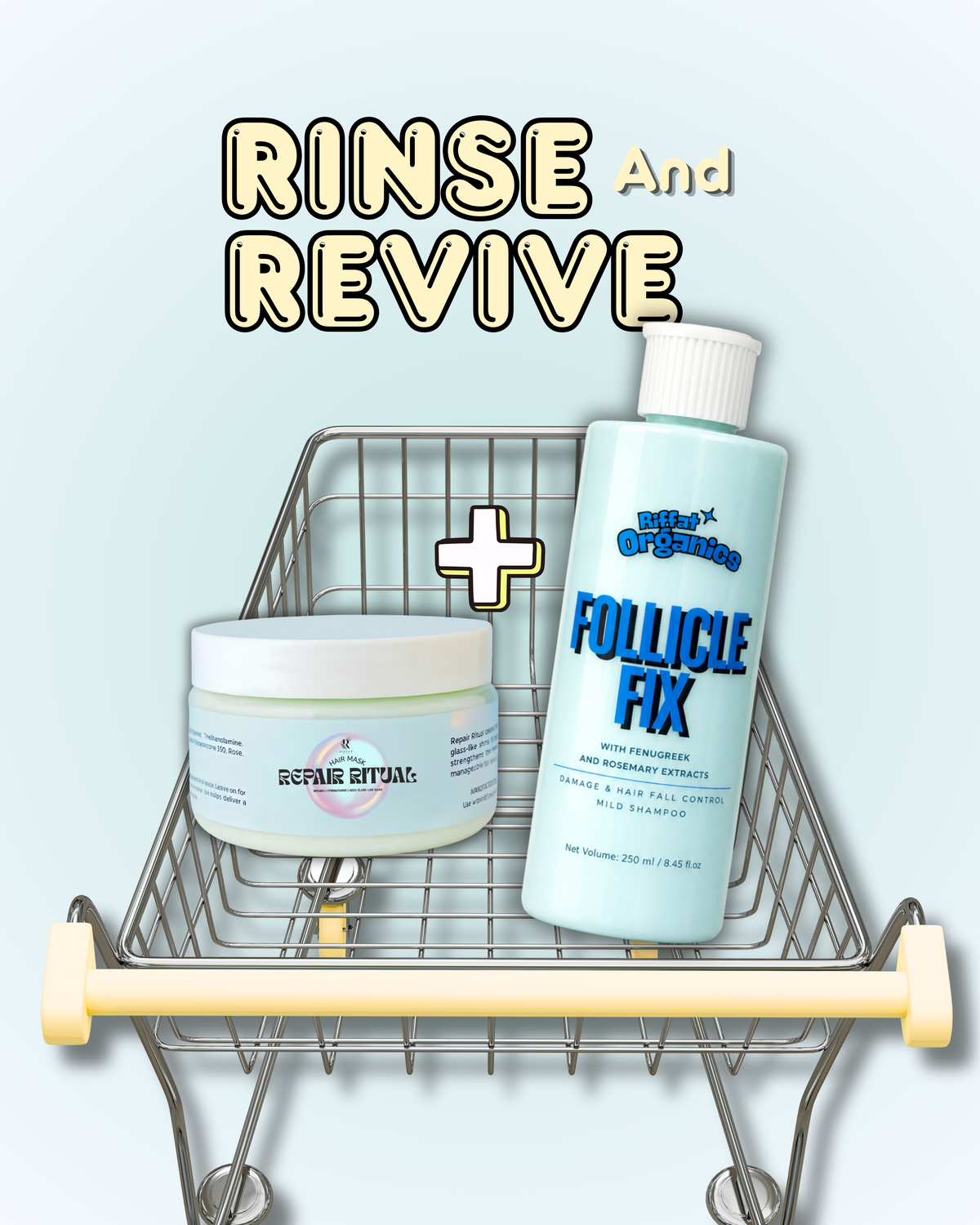 Rinse & Revive Bundle - Shampoo + Repair Ritual Hair Mask