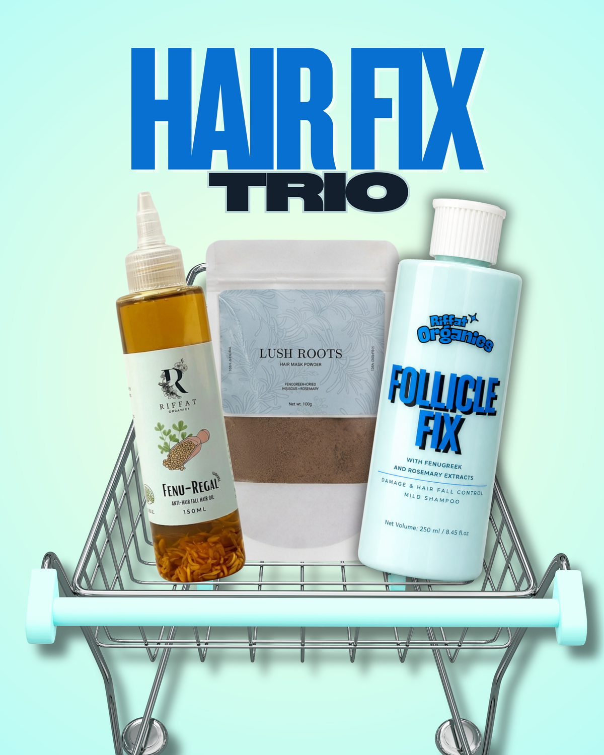 Hair Fix Trio - 3 in 1 Hair Repair Kit