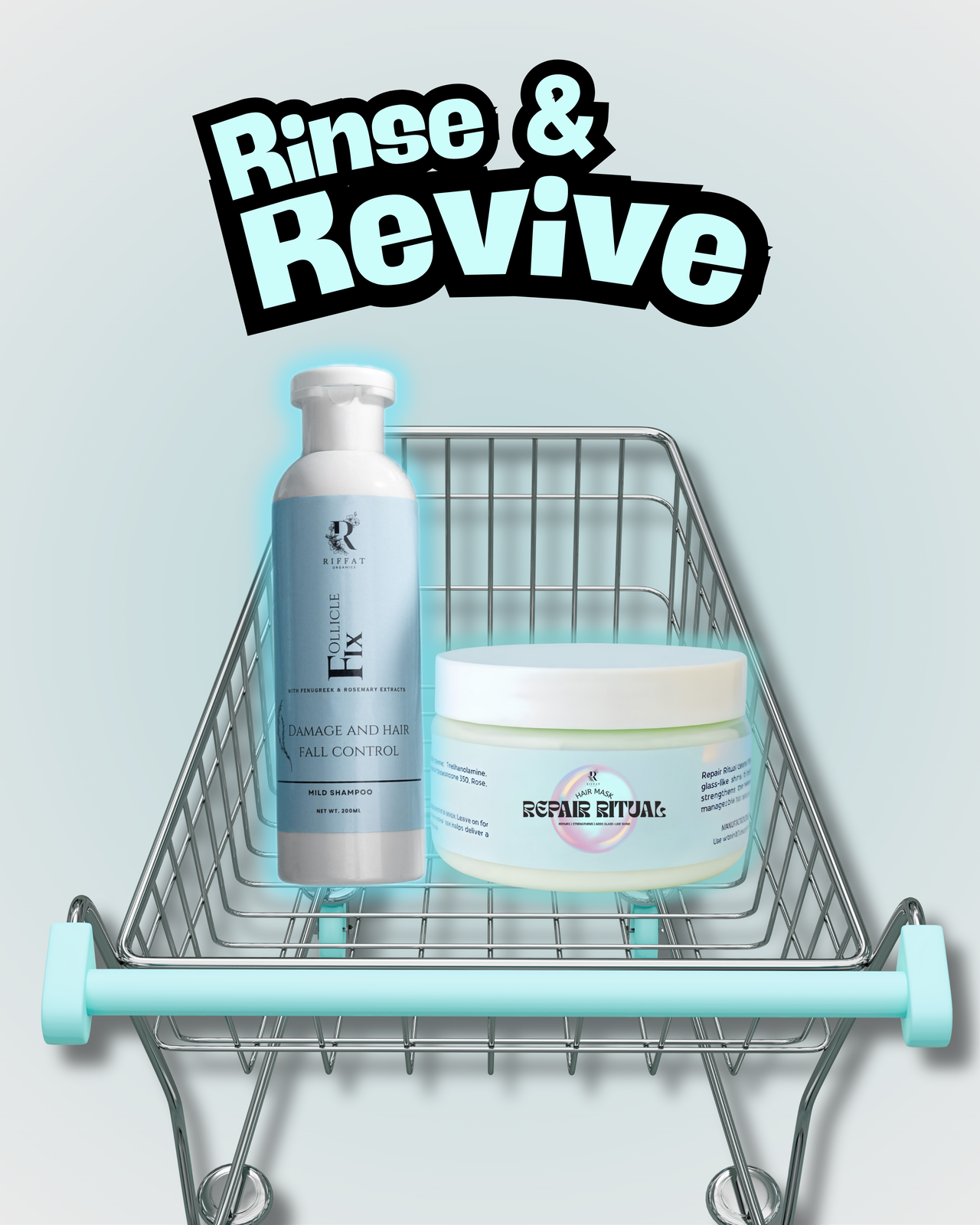 Rinse & Revive Bundle - Shampoo + Repair Ritual Hair Mask