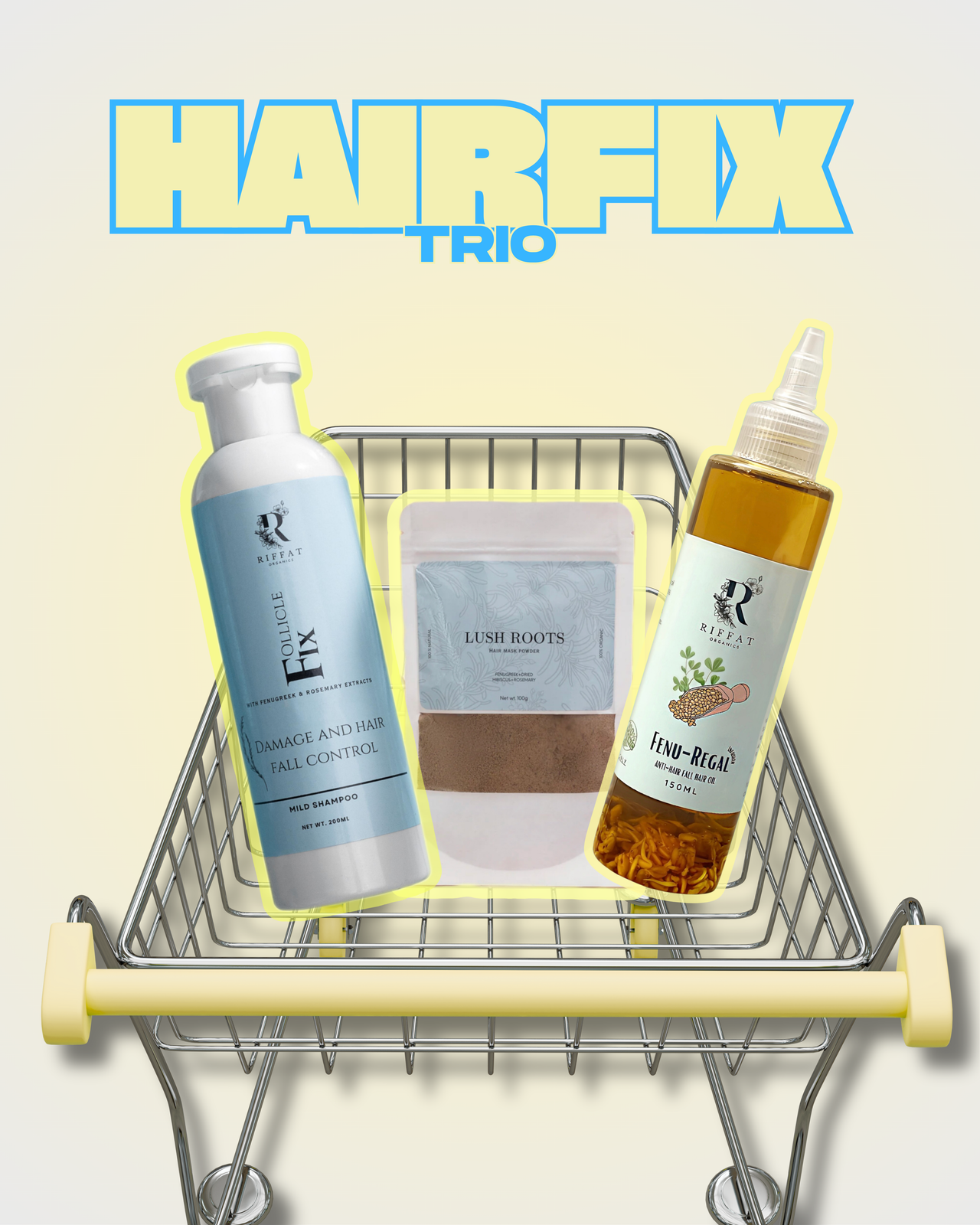 Hair Fix Trio - 3 in 1 Hair Repair Kit