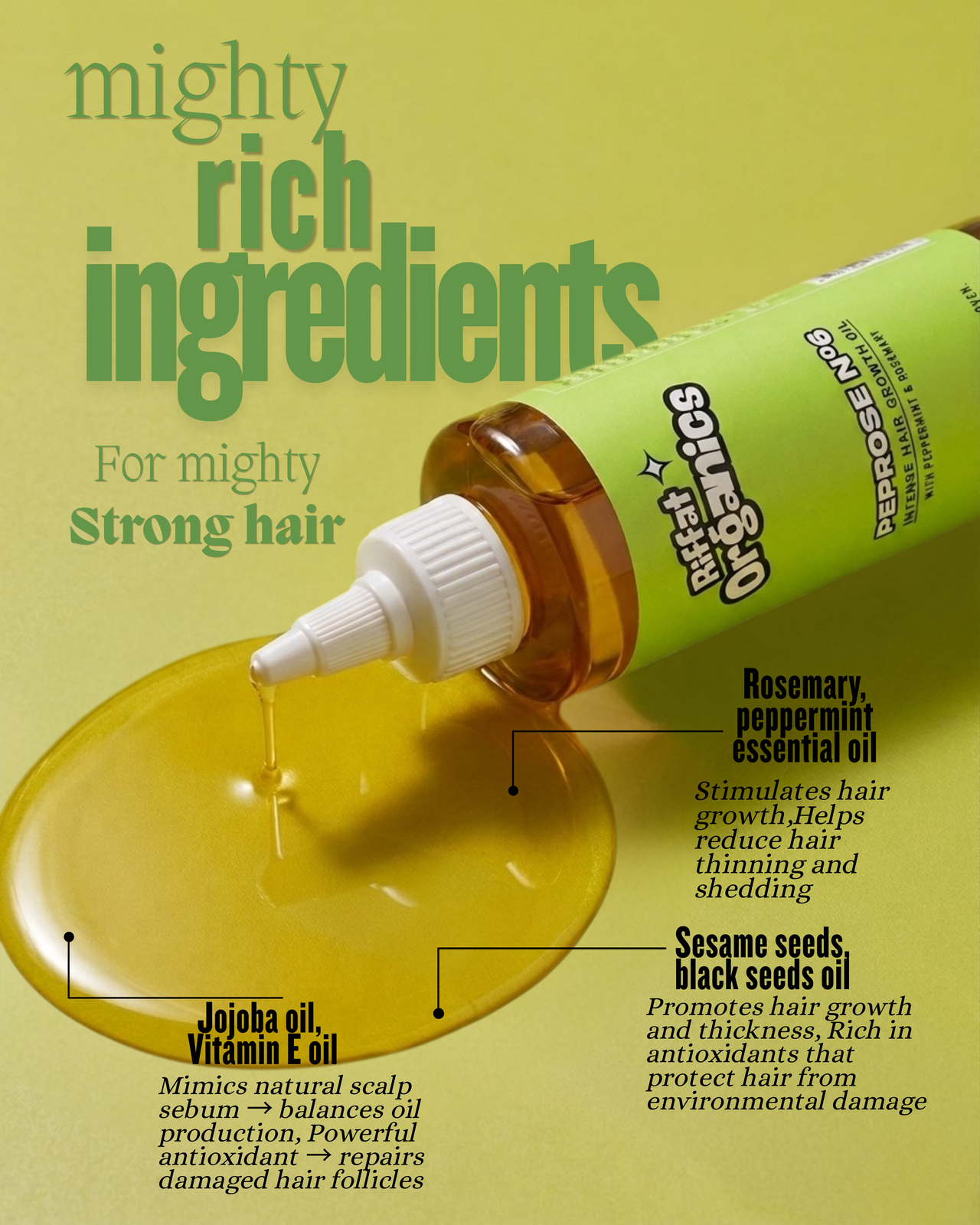Peprose N6 Intense Hair Growth Oil - 100ml